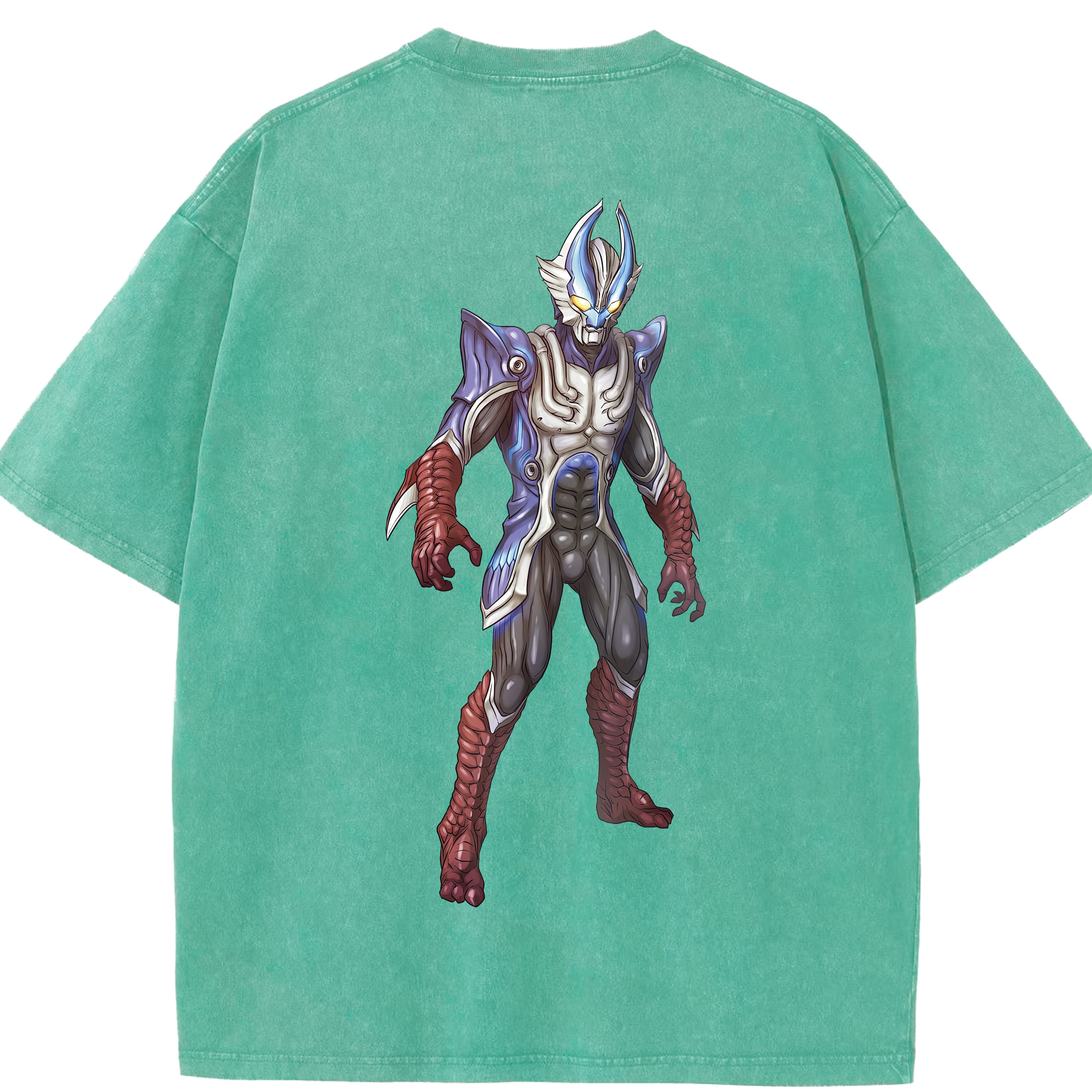 （画像用） ウルトラマン Ultraman 綿100% ヴィンテージ風 半袖Tシャツ（背面プリント）